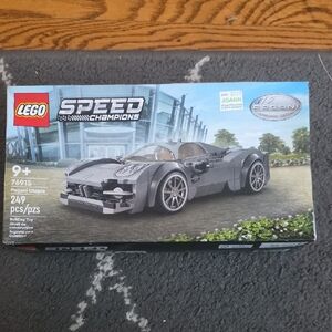 LEGO Speed Champions Gray Racing Car Set